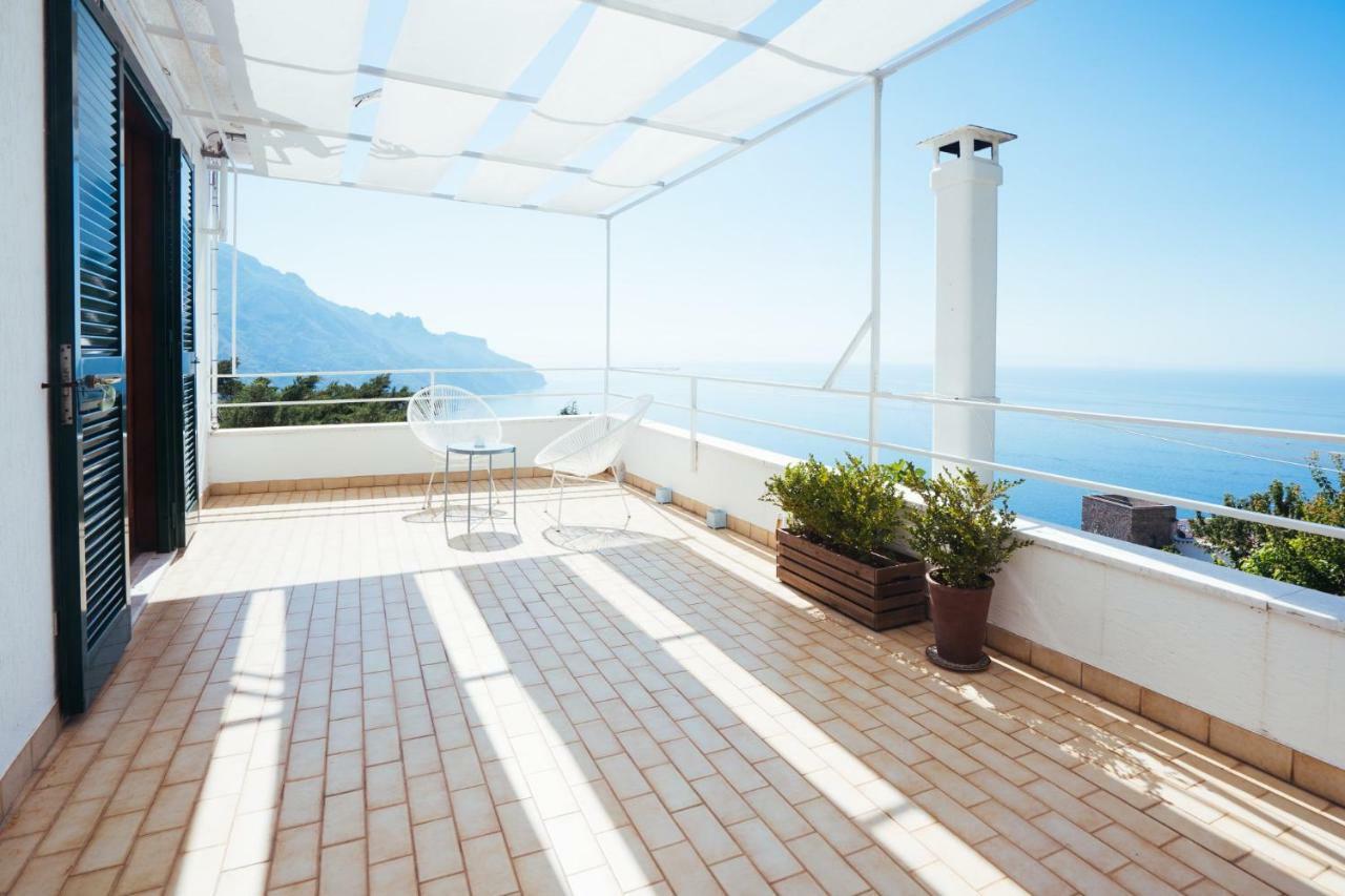 Sea View Villa In Ravello With Lemon Pergola, Gardens And Jacuzzi - Ideal For Elopements Exterior foto