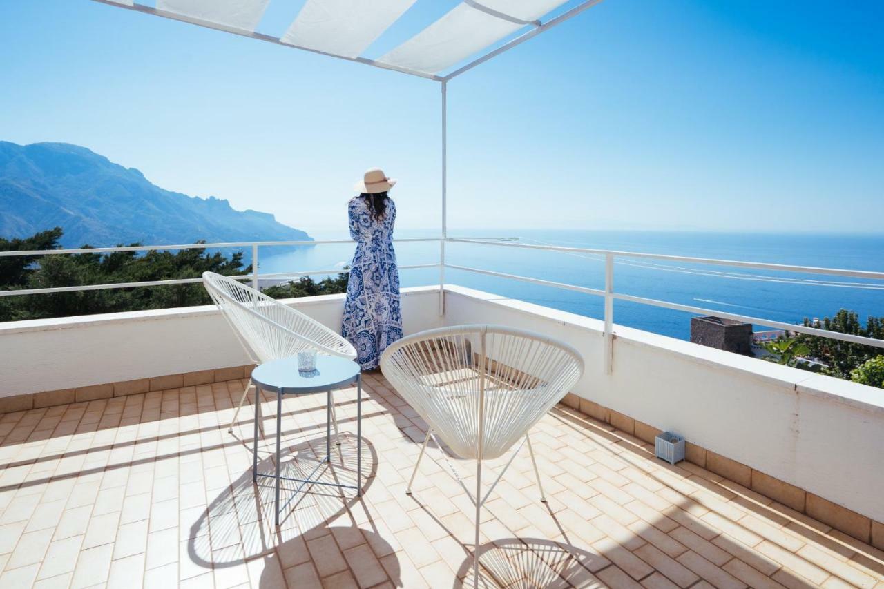 Sea View Villa In Ravello With Lemon Pergola, Gardens And Jacuzzi - Ideal For Elopements Exterior foto