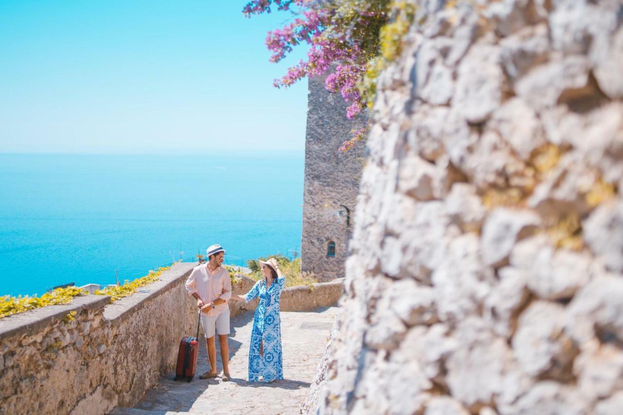 Sea View Villa In Ravello With Lemon Pergola, Gardens And Jacuzzi - Ideal For Elopements Exterior foto